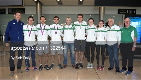 Ireland Men's Race Walking Team Return from the European Race Walking Cup