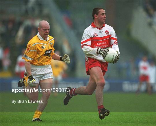 Antrim v Derry - Bank of Ireland Ulster Senior Football Championship Quarter-Final Antrim v Derry - Bank of Ireland Ulster Senior Football Championship Quarter-Final