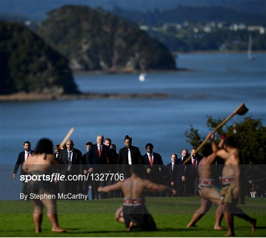 British & Irish Lions Maori Welcome in Waitangi
