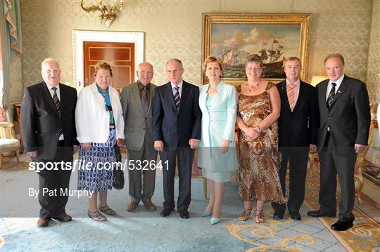 President Mary McAleese hosts a Garden Party for GAA Social Initiative Participants
