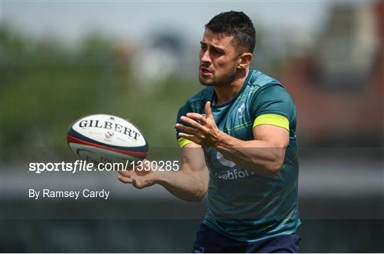 Ireland Rugby Squad Training and Press Conference