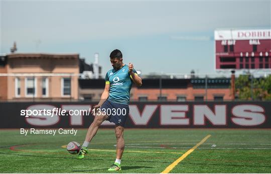 Ireland Rugby Squad Training and Press Conference