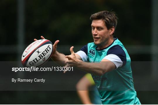 Ireland Rugby Squad Training and Press Conference