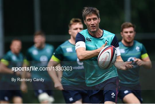 Ireland Rugby Squad Training and Press Conference