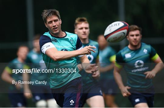 Ireland Rugby Squad Training and Press Conference