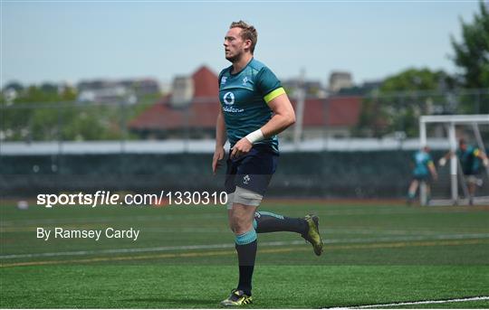 Ireland Rugby Squad Training and Press Conference