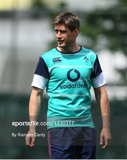 Ireland Rugby Squad Training and Press Conference