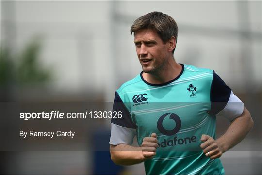 Ireland Rugby Squad Training and Press Conference