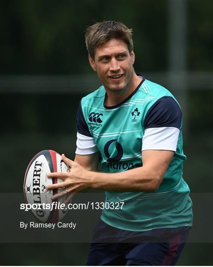 Ireland Rugby Squad Training and Press Conference