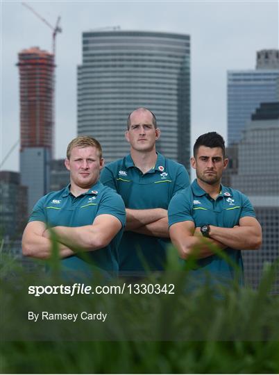 Ireland Rugby Squad Training and Press Conference