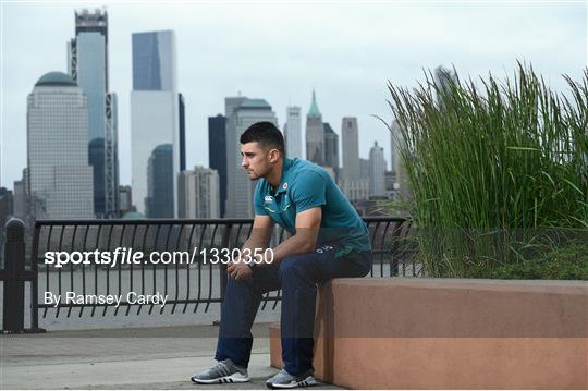 Ireland Rugby Squad Training and Press Conference