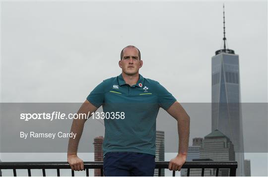 Ireland Rugby Squad Training and Press Conference