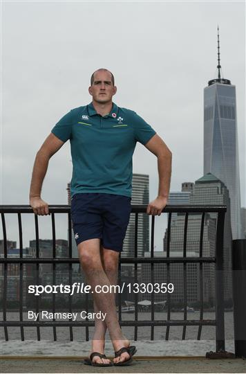 Ireland Rugby Squad Training and Press Conference