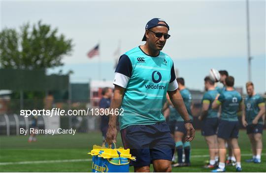 Ireland Rugby Squad Training and Press Conference