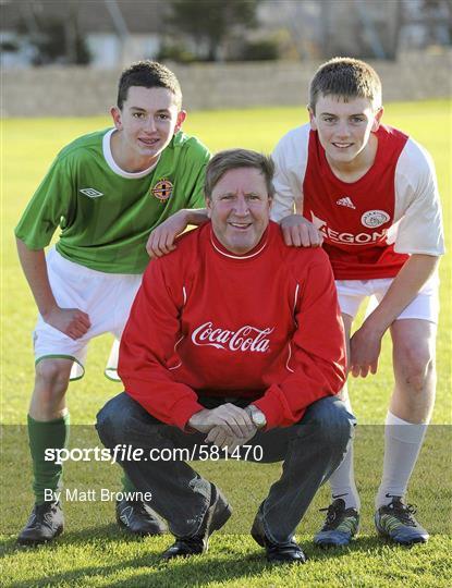 Launch and Announcement of Coca-Cola Irish Cup Competition with Ronnie Whelan