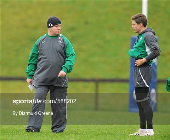 Ireland Rugby Squad Training - Tuesday 24th January 2012