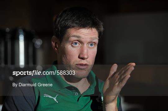 Ireland Rugby Squad Press Conference - Tuesday 24th January 2012