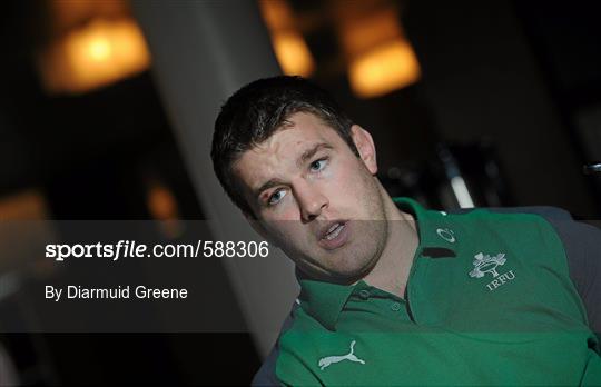 Ireland Rugby Squad Press Conference - Tuesday 24th January 2012