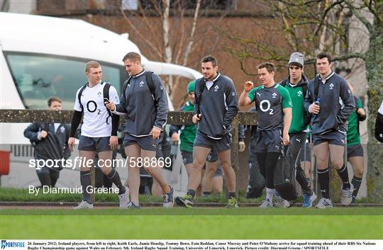 Ireland Rugby Squad Training - Thursday 26th January