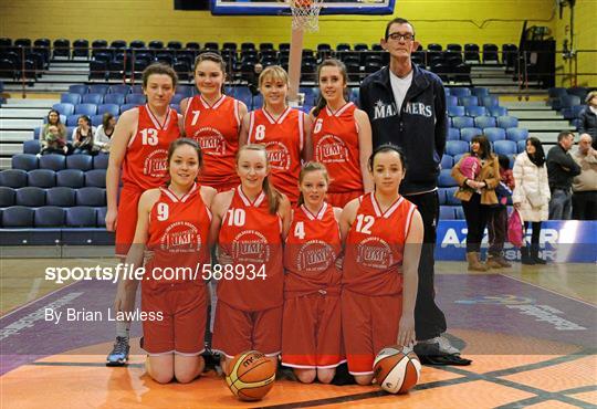 Colaiste an Phiarsaigh, Glanmire, Cork v Malahide CS, Dublin - All-Ireland Schools Cup U16A Girls Final