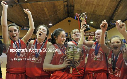 Colaiste an Phiarsaigh, Glanmire, Cork v Malahide CS, Dublin - All-Ireland Schools Cup U16A Girls Final