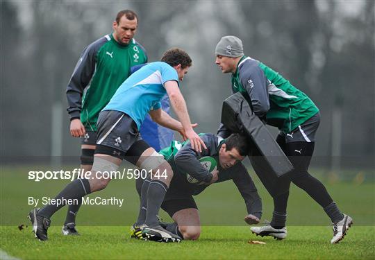 Ireland Rugby Squad Training - Tuesday 31st January