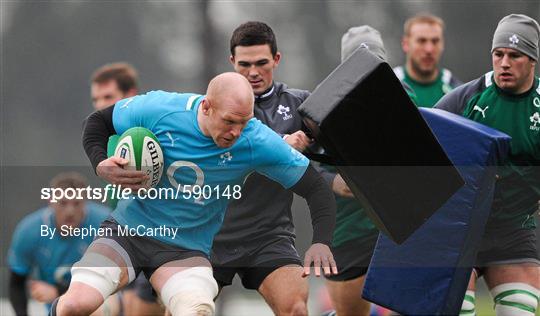 Ireland Rugby Squad Training - Tuesday 31st January
