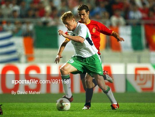 Spain v Republic of Ireland - FIFA World Cup 2002 Round of 16 Spain v Republic of Ireland - FIFA World Cup 2002 Round of 16