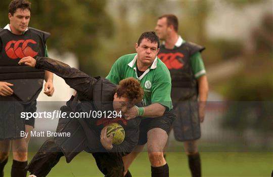 Ireland Rugby Squad Training Session