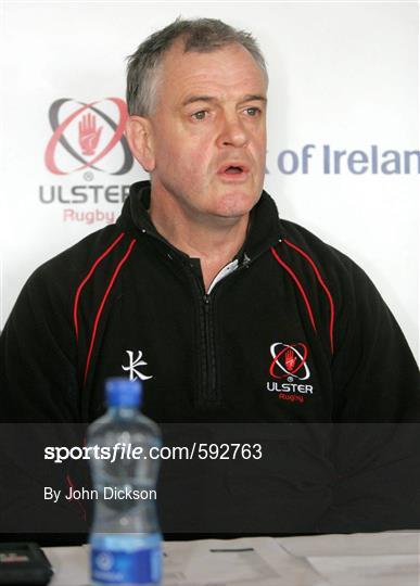 Ulster Rugby Squad Press Conference - Tuesday 7th February