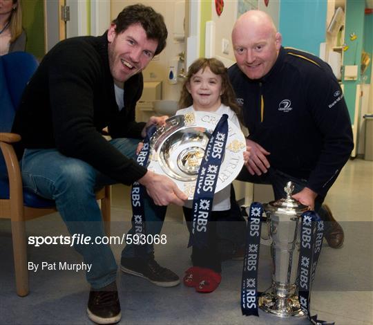 Ulster Bank/RBS 6 Nations Trophy Visit to Temple Street Children's University Hospital
