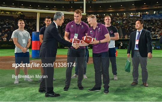 Ireland Rugby Squad attend the Pearl Bowl
