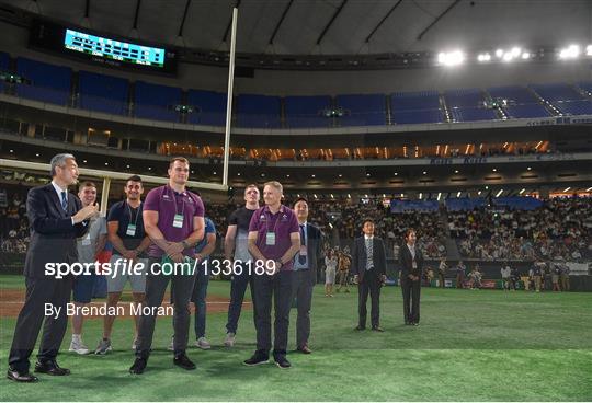 Ireland Rugby Squad attend the Pearl Bowl