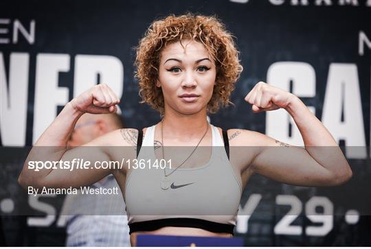 Katie Taylor v Jasmine Clarkson - Official Weigh-In