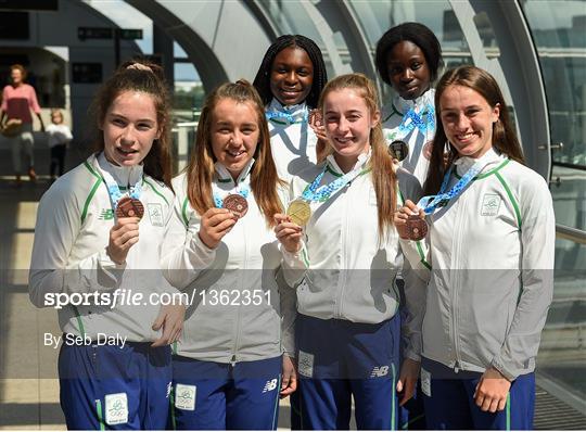 Team Ireland return from European Youth Olympic Festival in Hungary