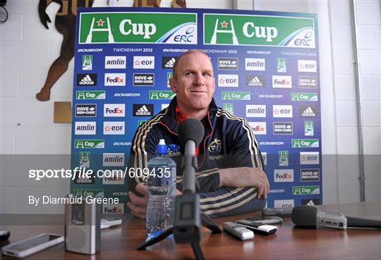 Munster Rugby Press Conference - Wednesday 4th April