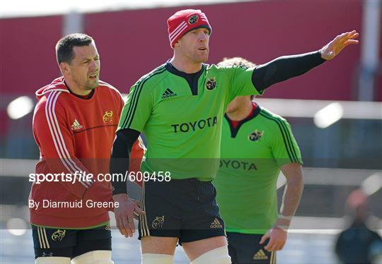 Munster Rugby Squad Training - Wednesday 4th April