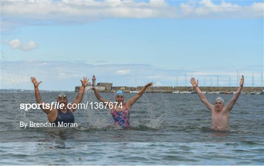 Dun Laoghaire Harbour Swim Launch