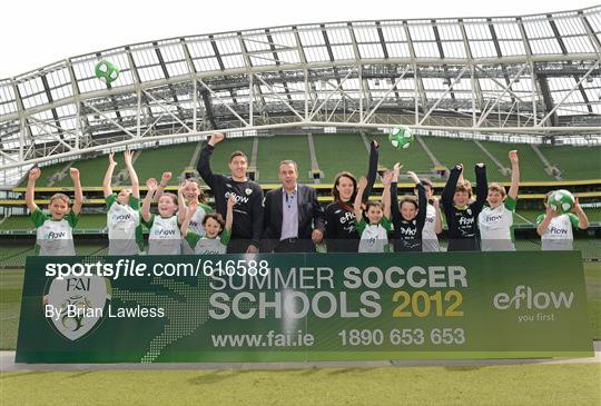eFlow FAI Summer Soccer Schools Launch 2012