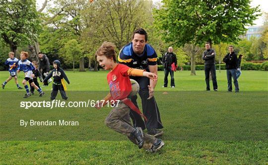 A Taster of the Volkswagen Leinster Rugby Summer Camps Comes to St. Stephen’s Green