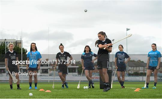 AIG event with the New Zealand Black Ferns, Dublin Ladies Footballers and Dublin Camogie