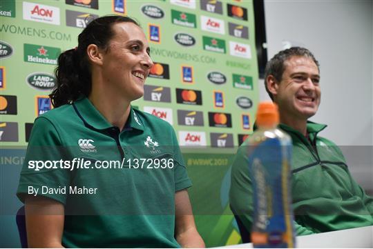 Ireland Women's Rugby Captains Run and Press Conference