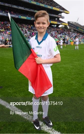 eir Flagbearers at Kerry v Mayo - GAA Football All-Ireland Senior Championship Semi-Final