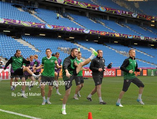 Republic of Ireland Squad Training - Saturday 9th June 2012