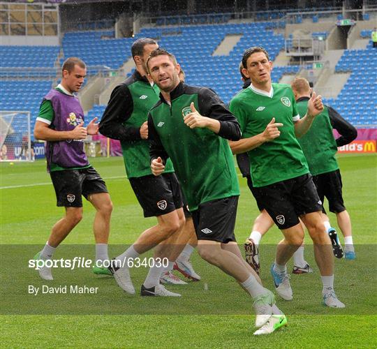 Republic of Ireland Squad Training - Saturday 9th June 2012