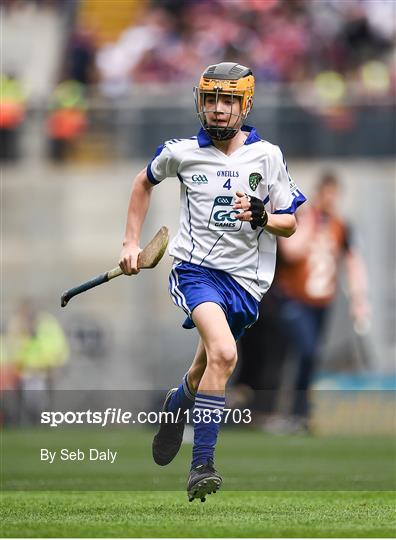 INTO Cumann na mBunscol GAA Respect Exhibition Go Games at Galway v Waterford - GAA Hurling All-Ireland Senior Championship Final INTO Cumann na mBunscol GAA Respect Exhibition Go Games at Galway v Waterford - GAA Hurling All-Ireland Senior Championship Final