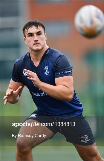 Leinster Rugby Squad Training and Press Conference