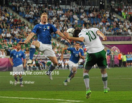 Republic of Ireland v Italy - EURO2012 Group C Republic of Ireland v Italy - EURO2012 Group C