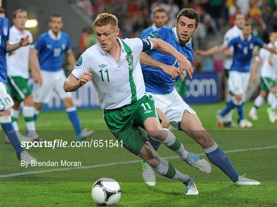 Republic of Ireland v Italy - EURO2012 Group C Republic of Ireland v Italy - EURO2012 Group C
