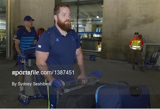 Leinster Rugby Squad arrive in South Africa